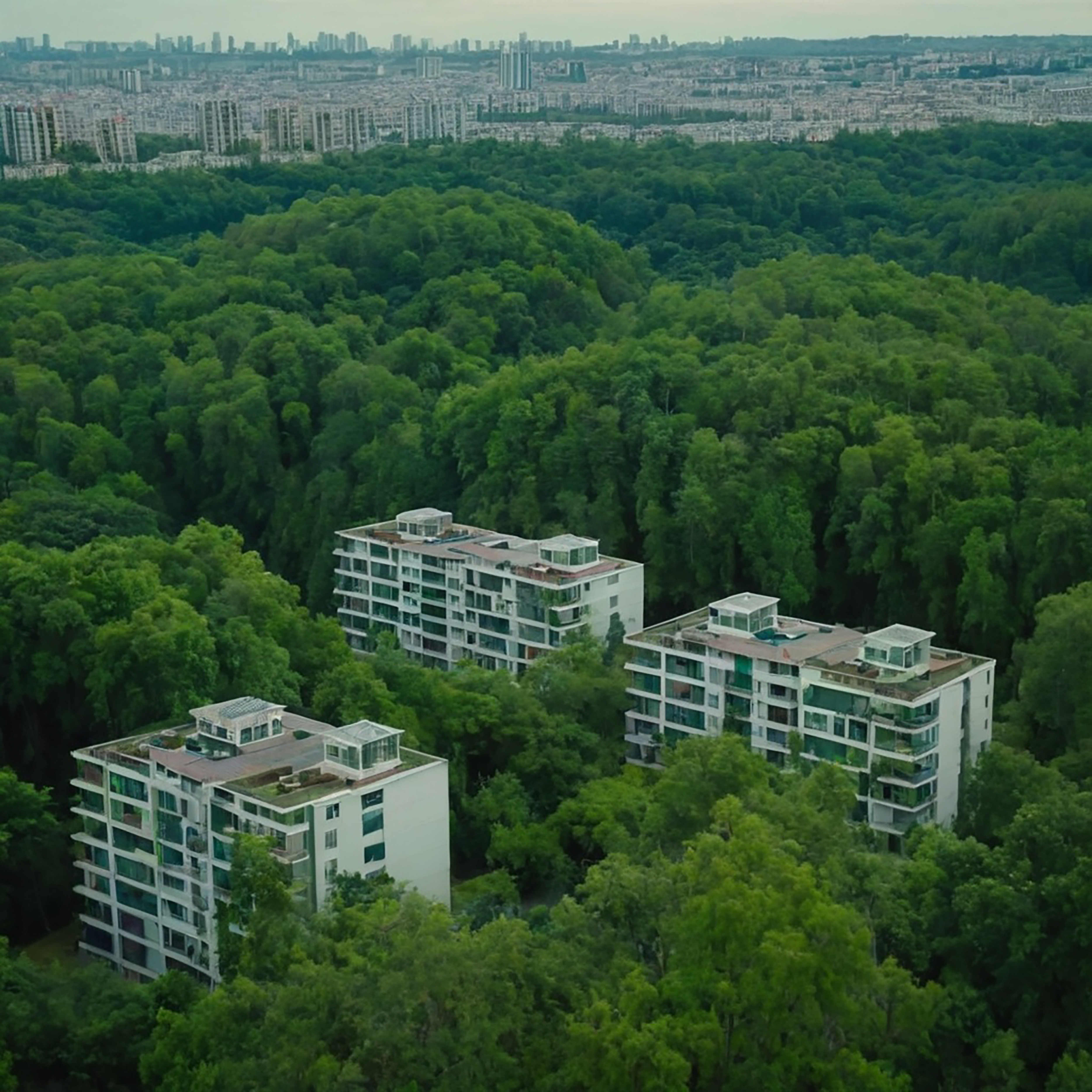 Empreendimento imobiliário cercado pela natureza após consultoria ambiental